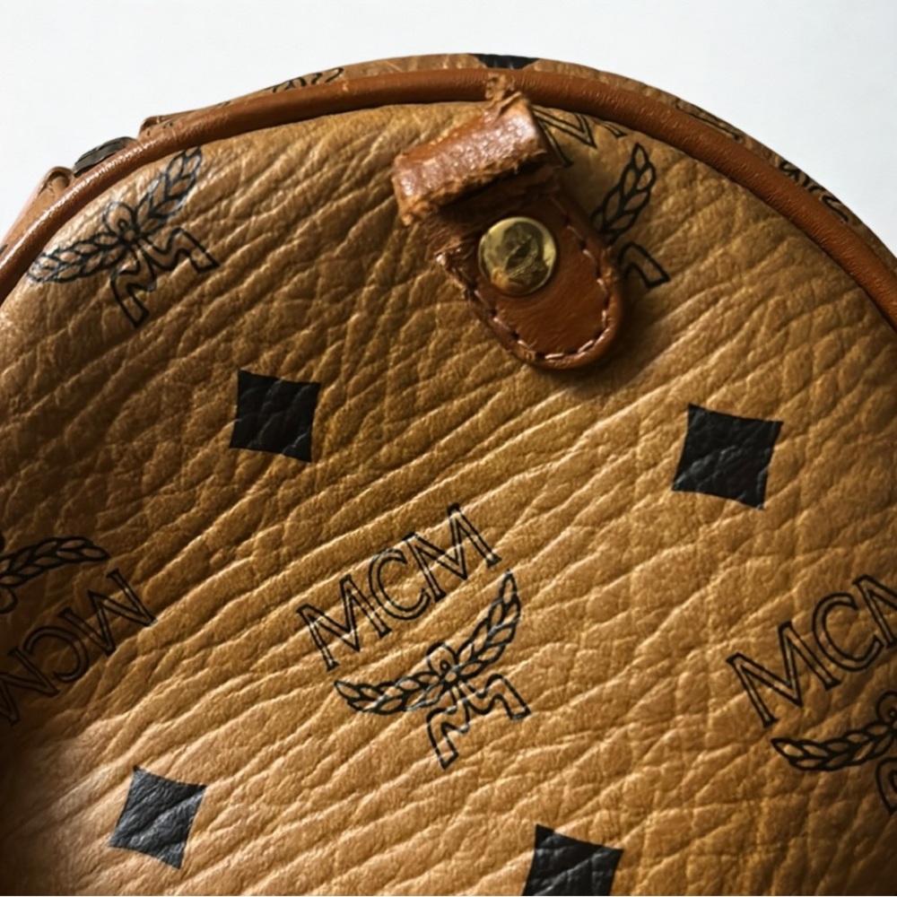 MCM Visetos Barrel Crossbody Bag - Picture 5 of 13